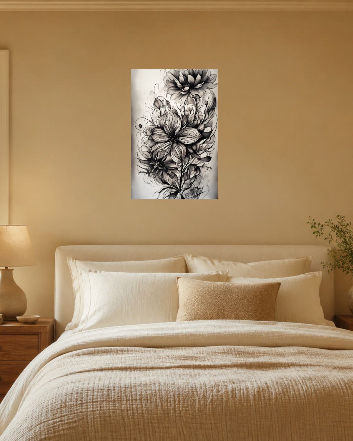 Chambre beige — vue 3