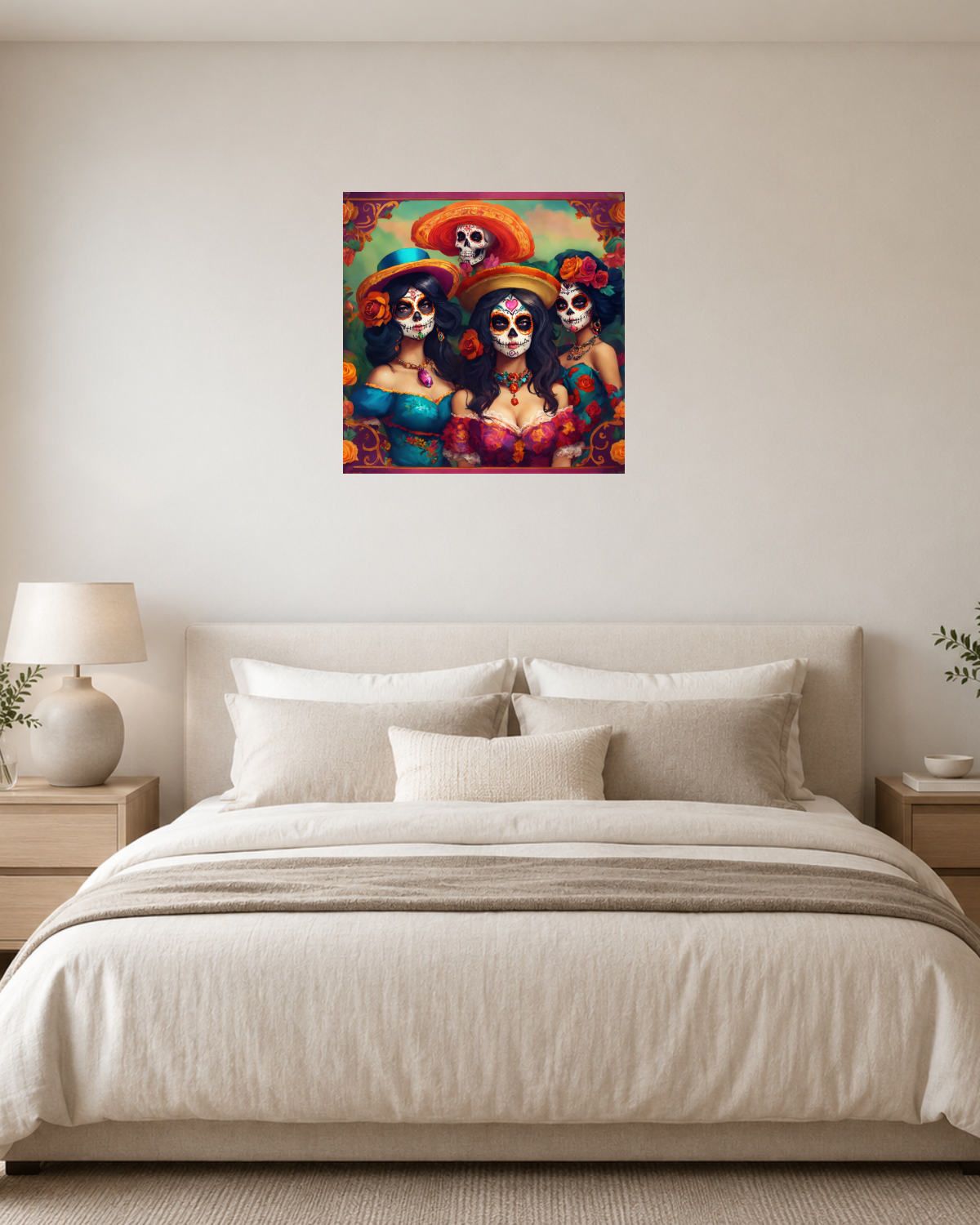 Chambre blanc crème
