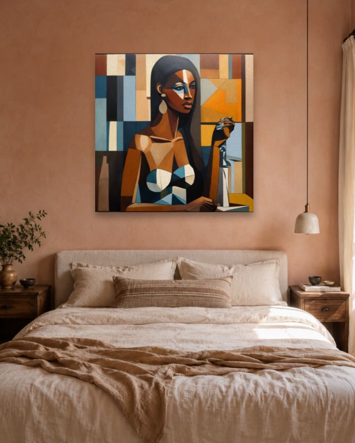Chambre terracotta