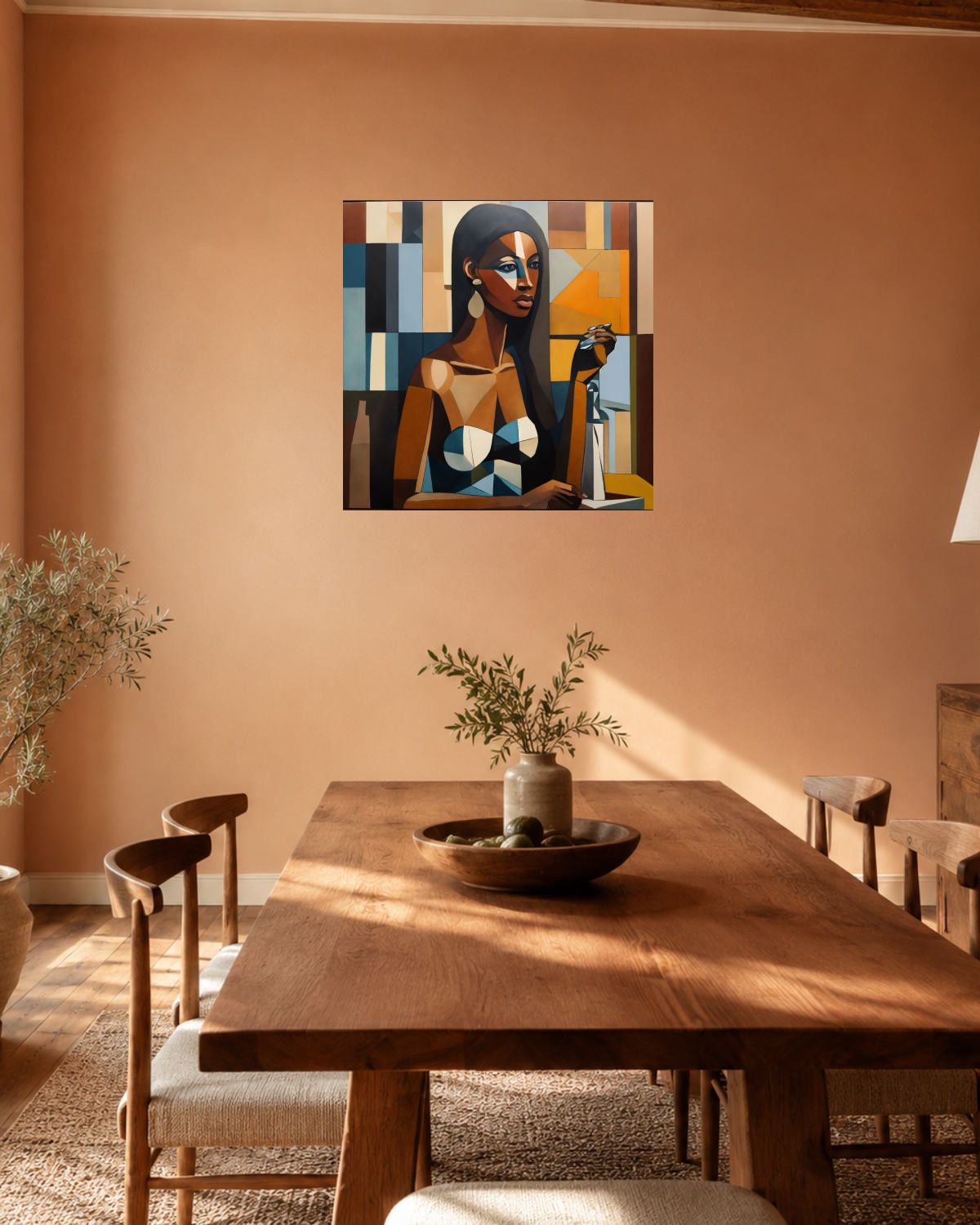 Salle à manger terracotta — vue 2