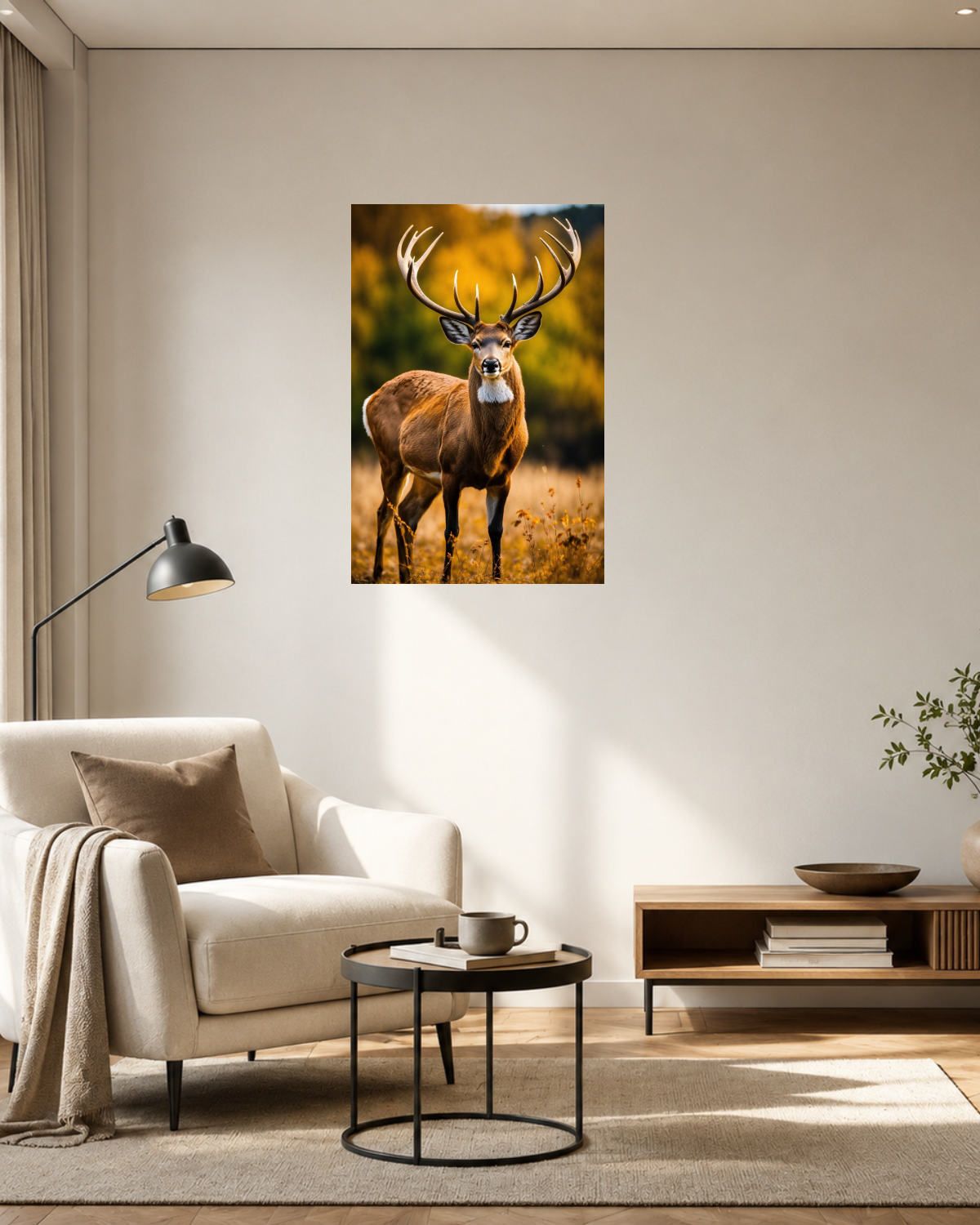 Salon fauteuil beige — vue 3
