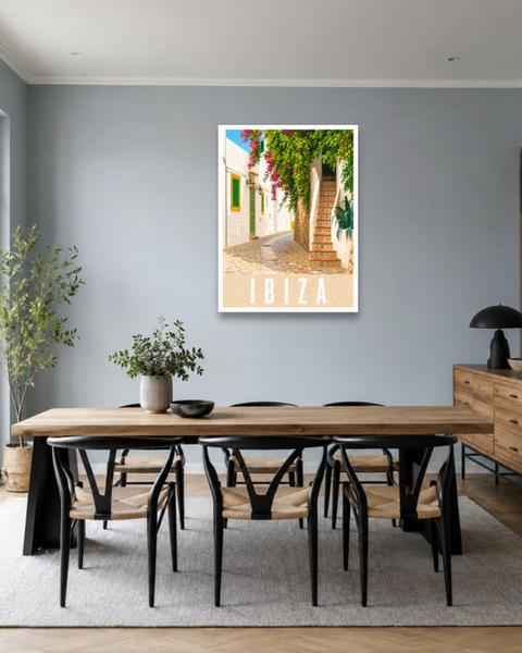 Salle à manger bleu gris