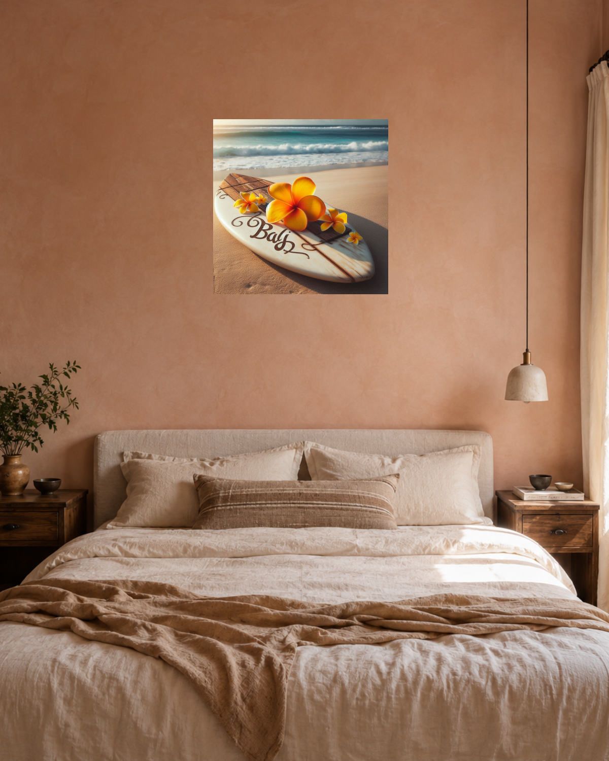 Chambre terracotta — vue 3