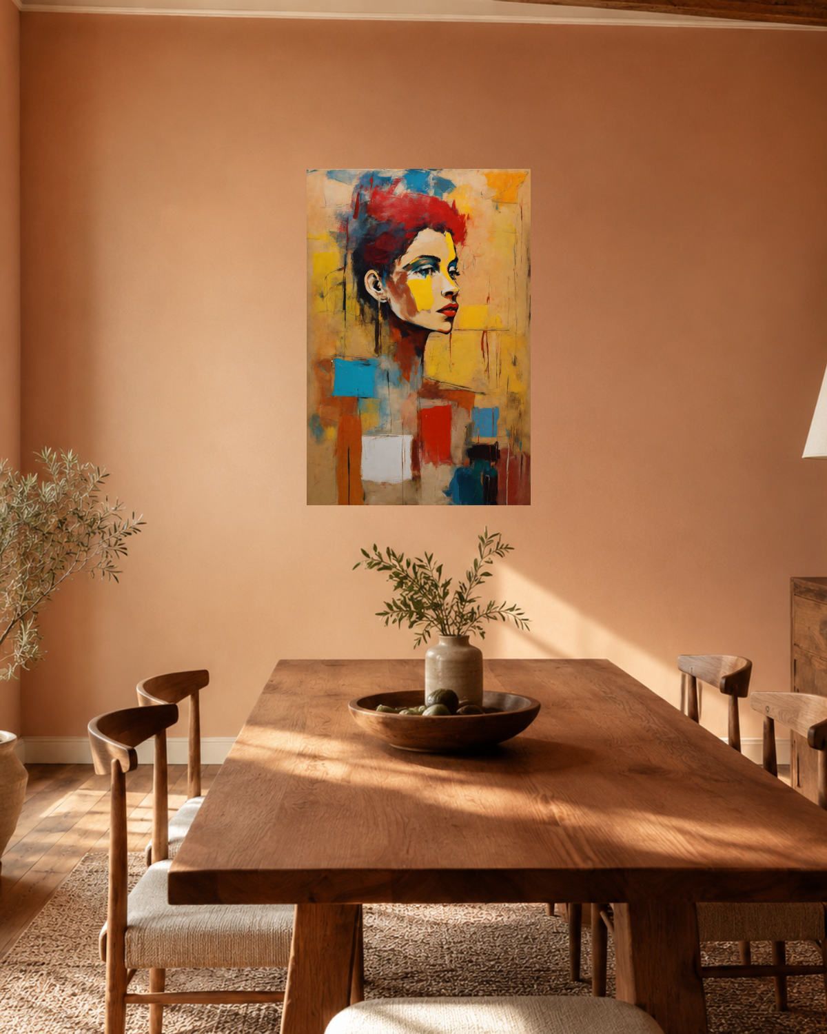 Salle à manger terracotta — vue 2