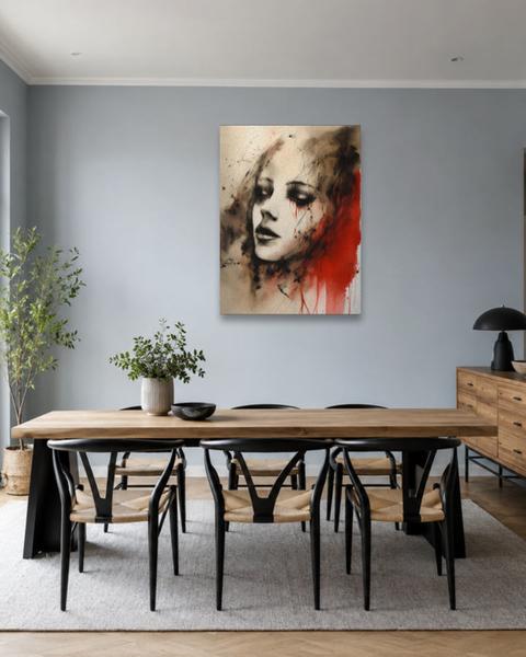 Salle à manger bleu gris