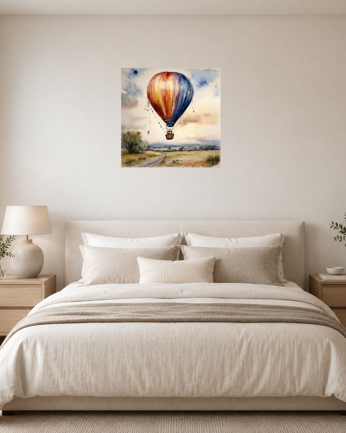 Chambre blanc crème — vue 1