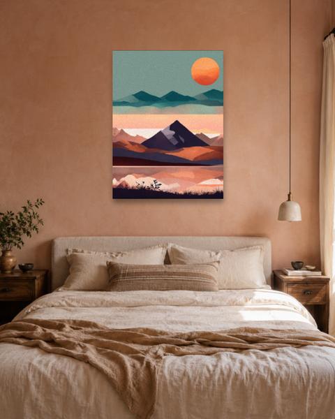 Chambre terracotta