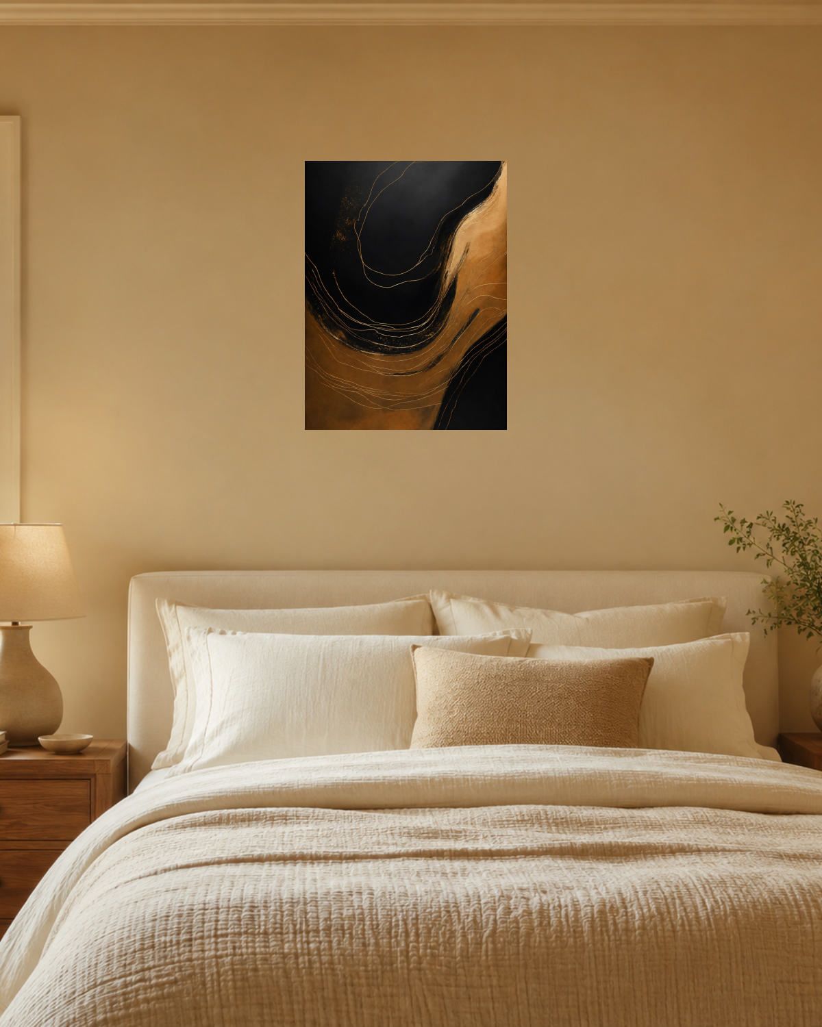 Chambre beige — vue 3
