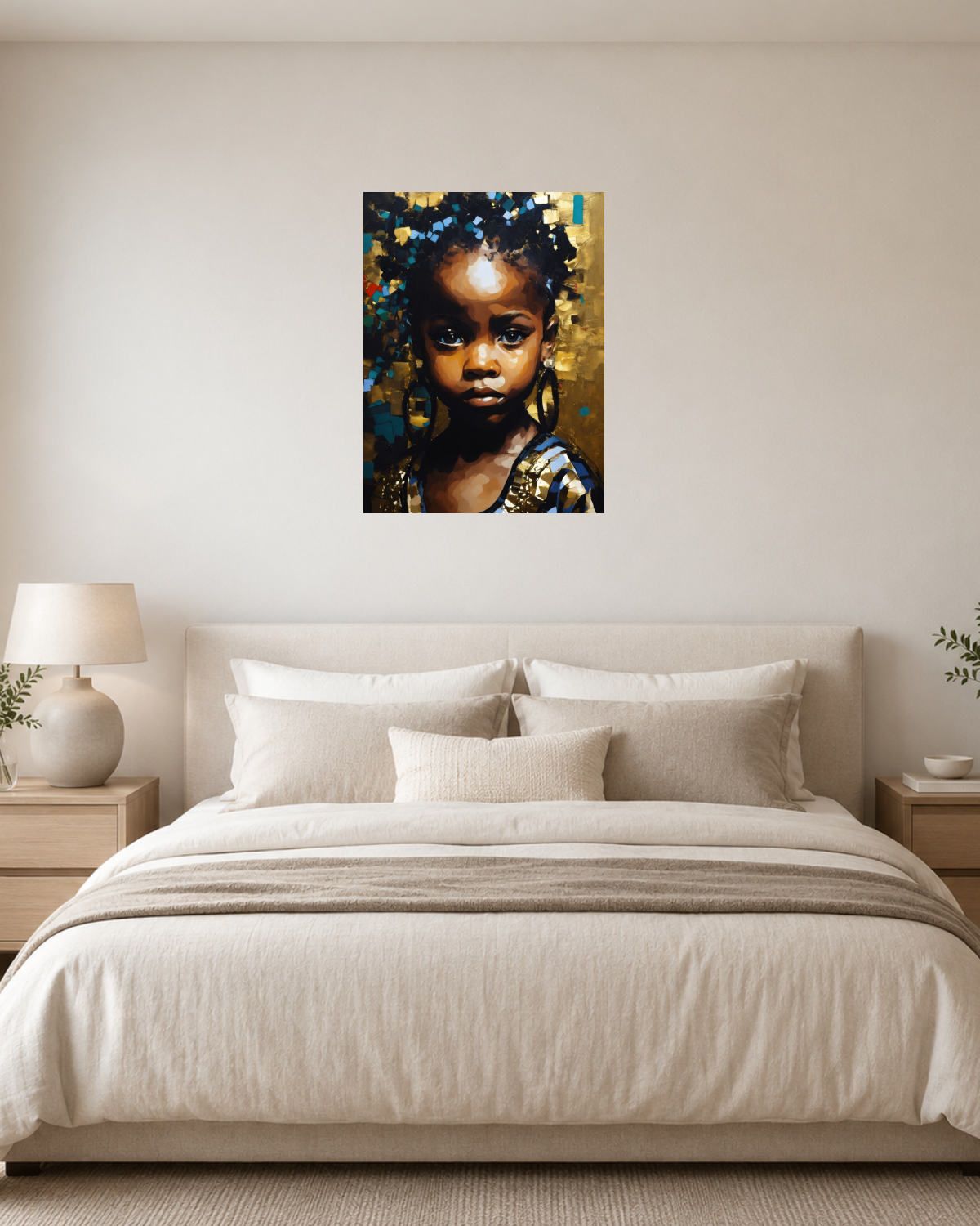 Chambre blanc crème