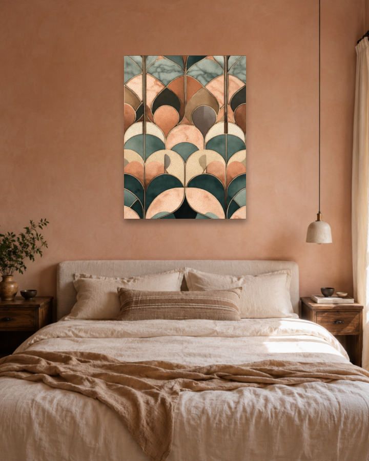 Chambre terracotta
