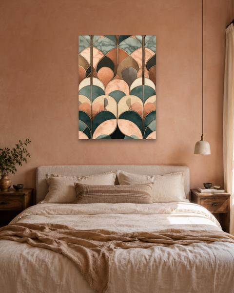 Chambre terracotta