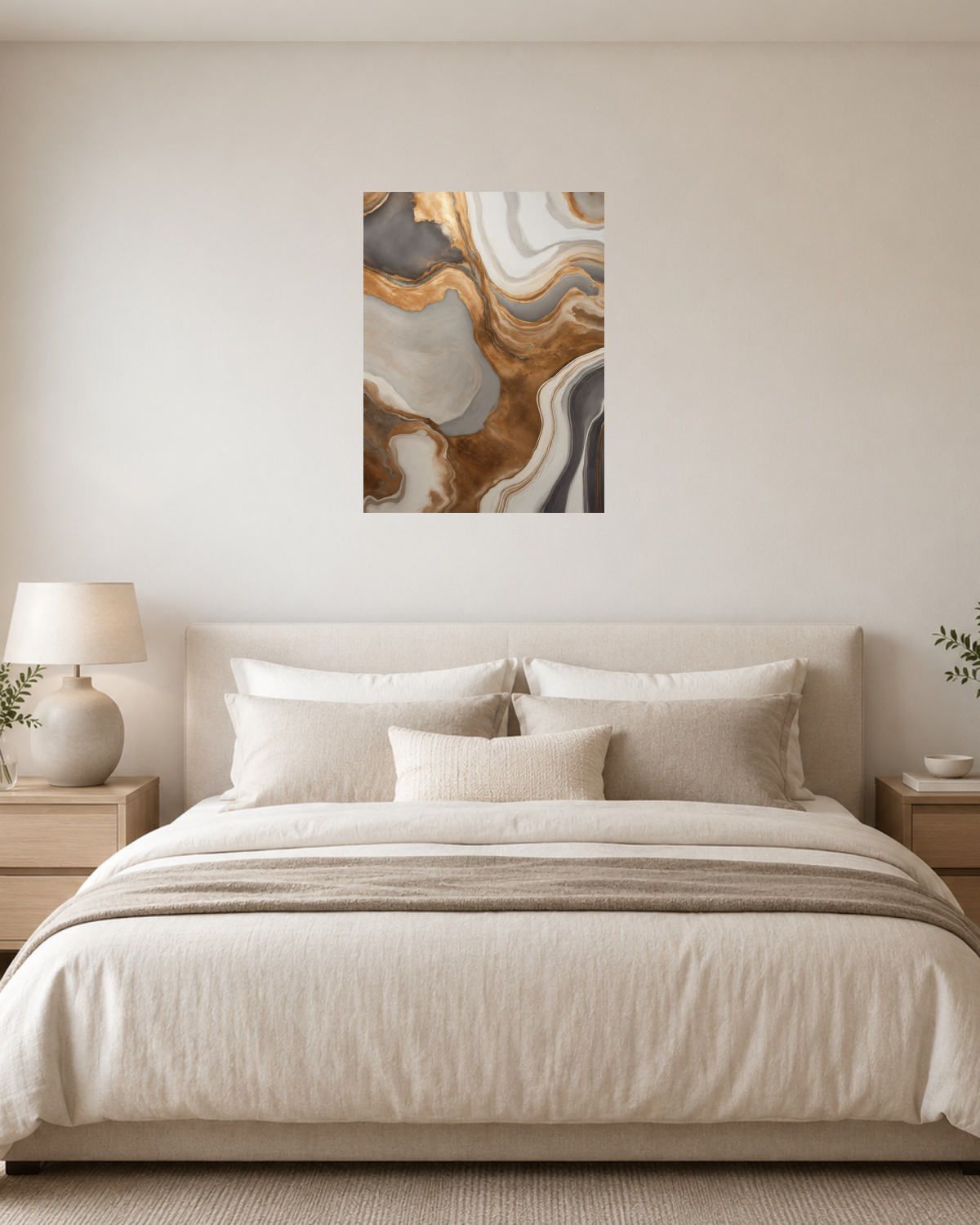 Chambre blanc crème