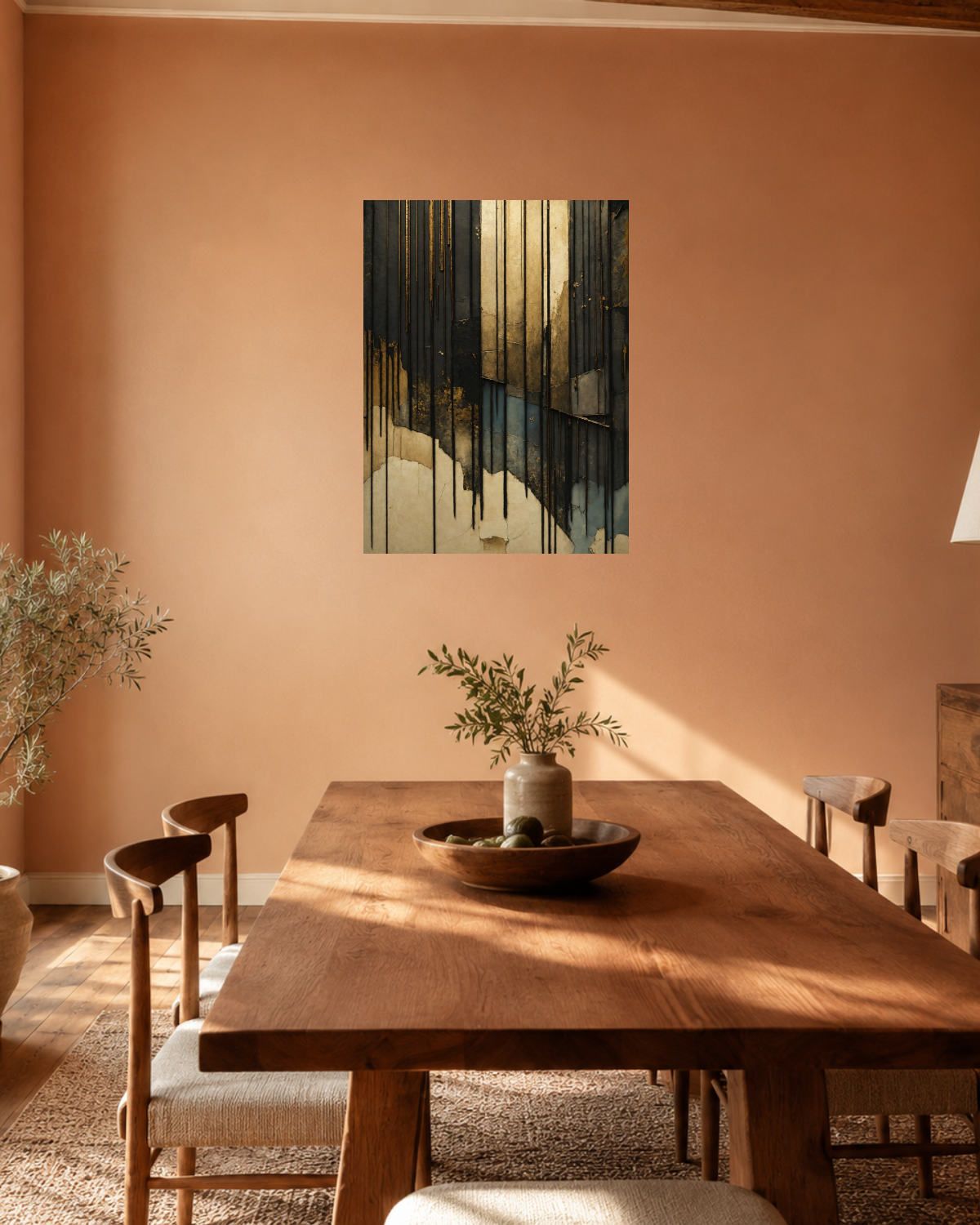 Salle à manger terracotta — vue 2