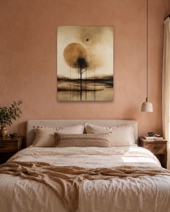 Chambre terracotta
