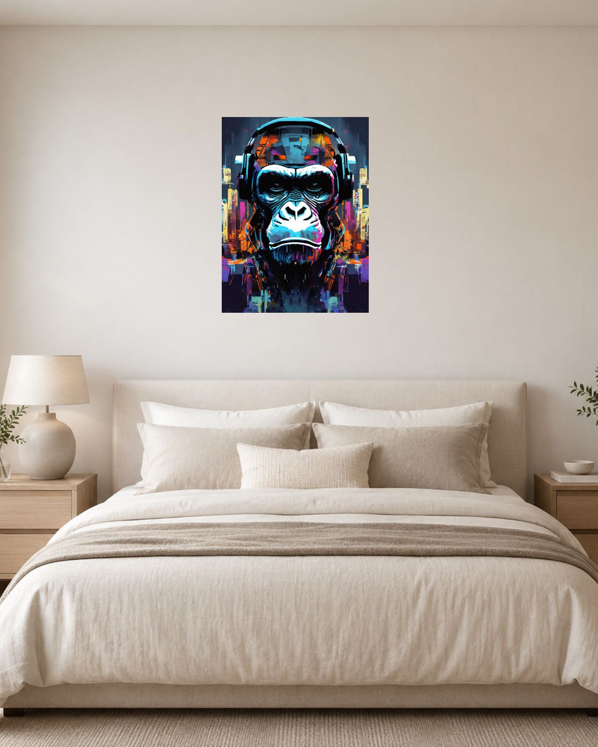 Chambre blanc crème