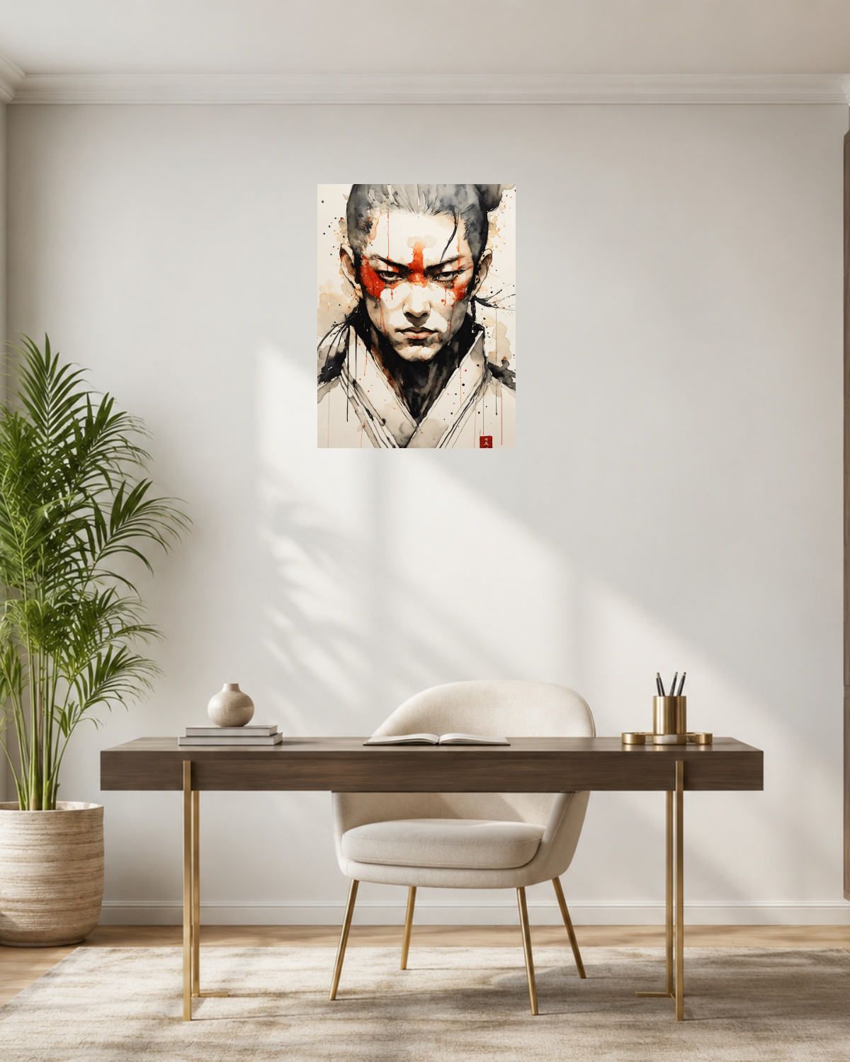 Bureau laiton — vue 3