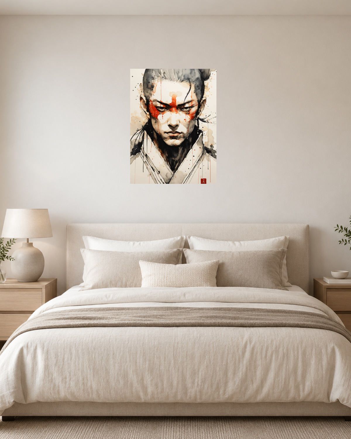 Chambre blanc crème