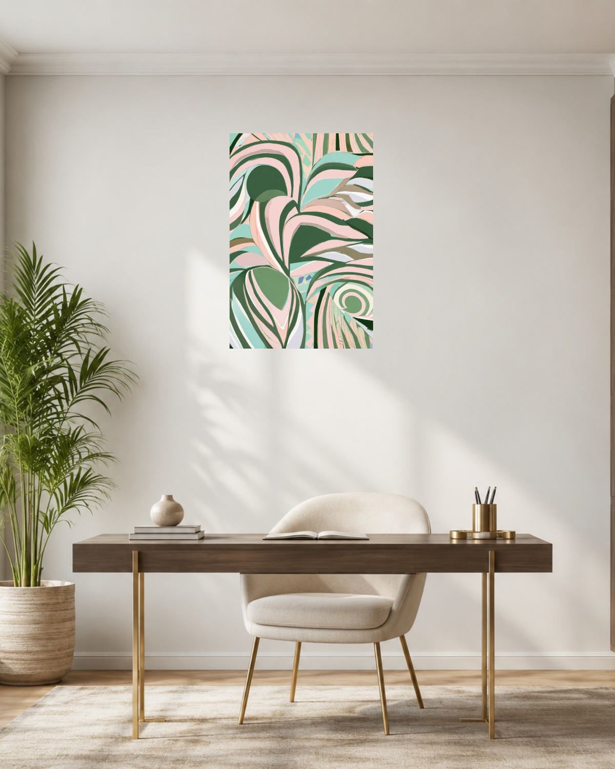 Bureau laiton — vue 3