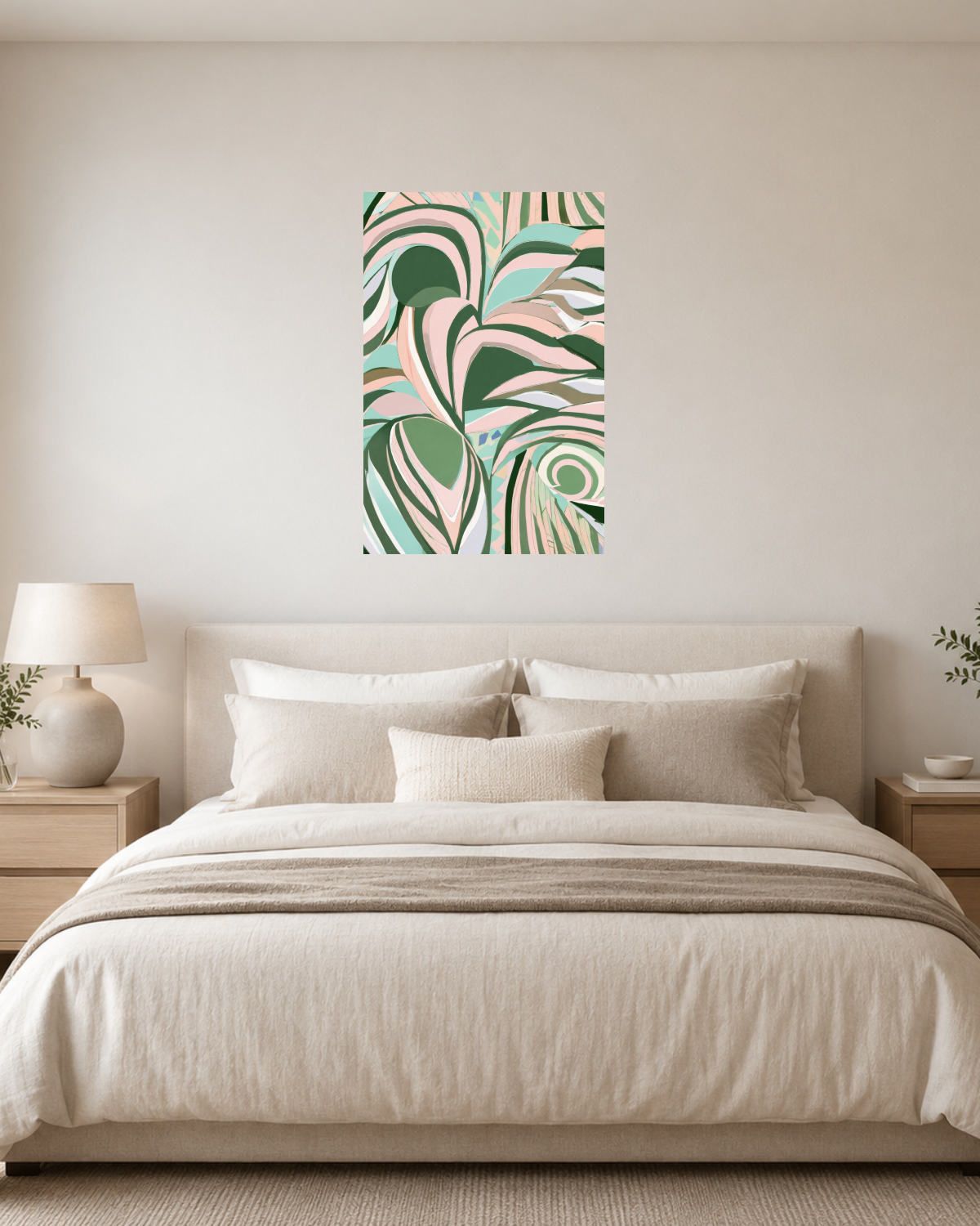Chambre blanc crème