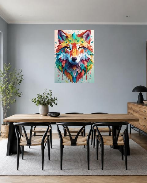 Salle à manger bleu gris