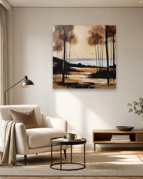 Salon fauteuil beige