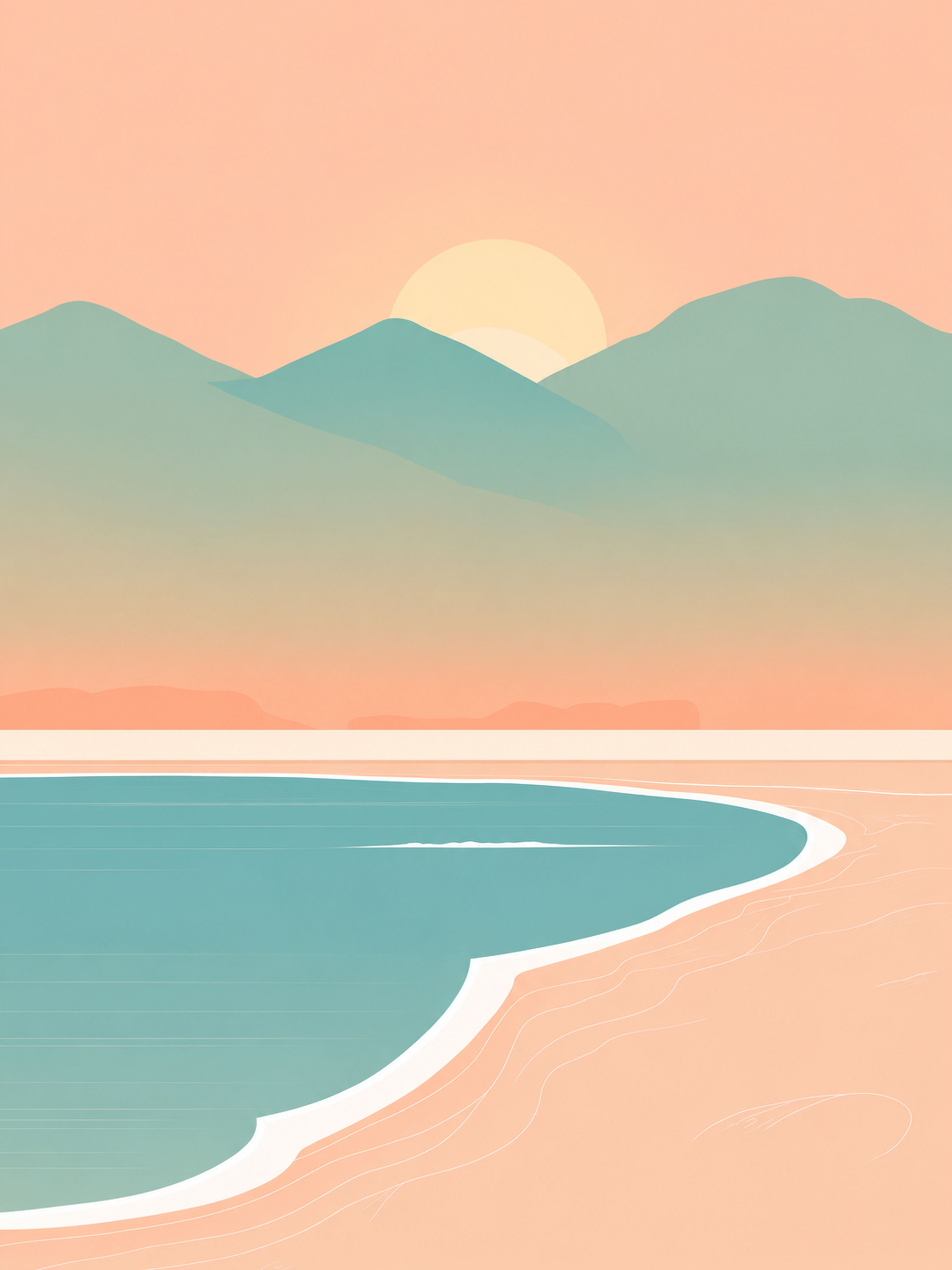 Plage Montagnes Douces — vue 4