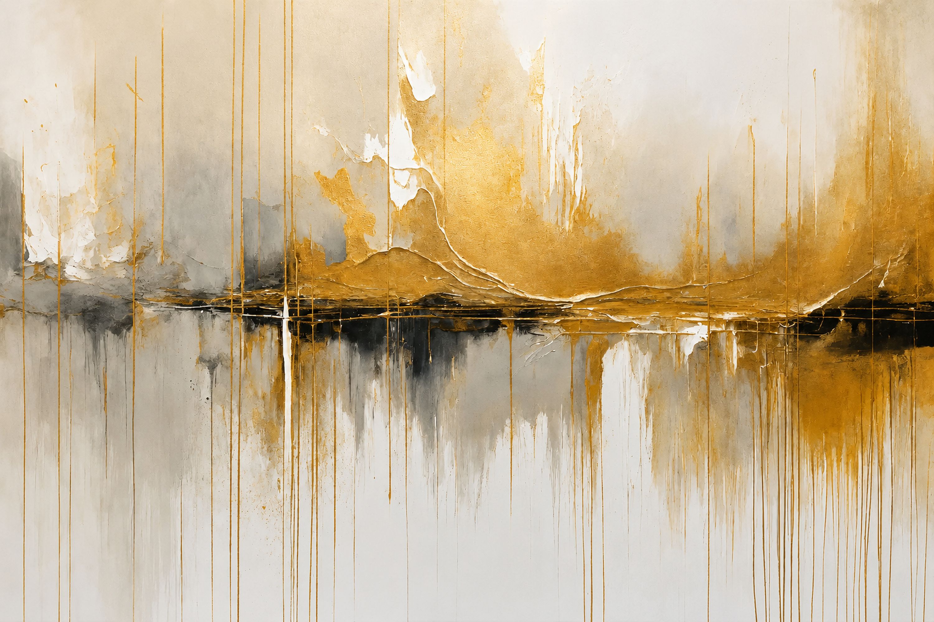 Reflet d’or abstrait — vue 4