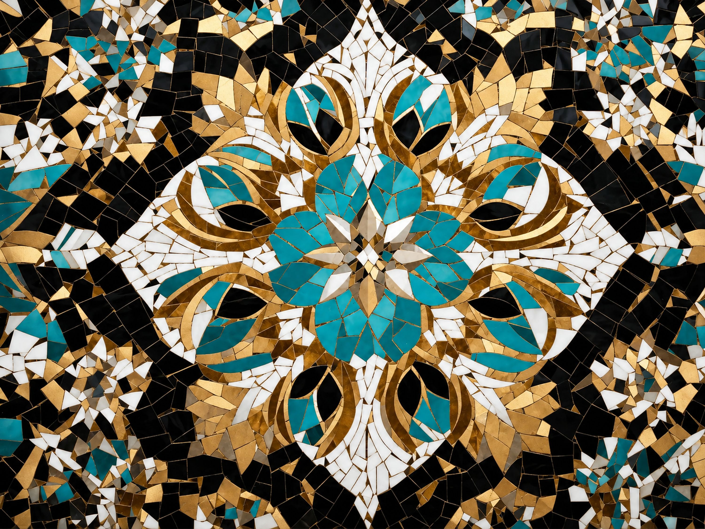 Mosaïque Dorée Éclatante — vue 4