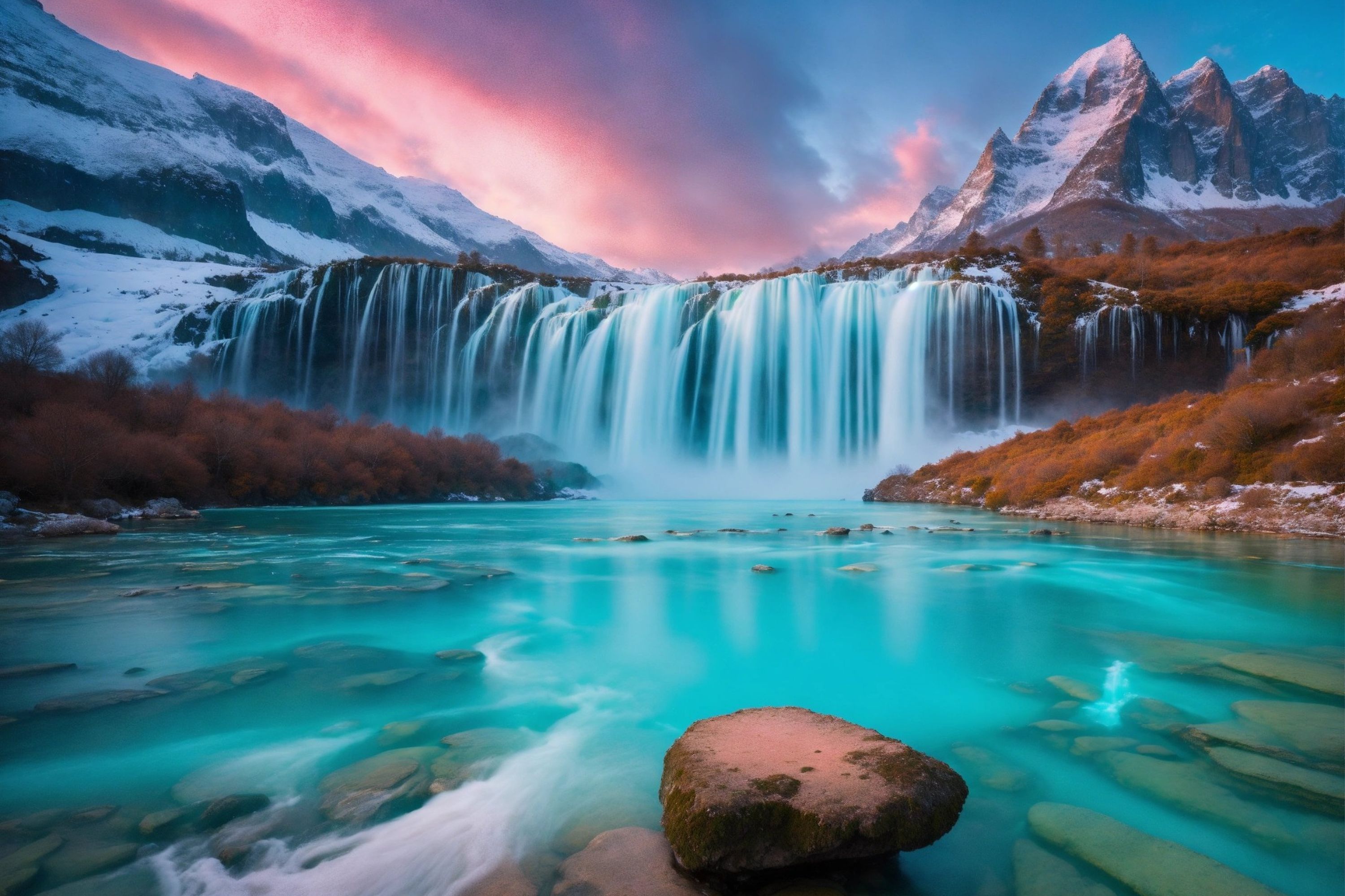 Cascade Turquoise Montagne — vue 4