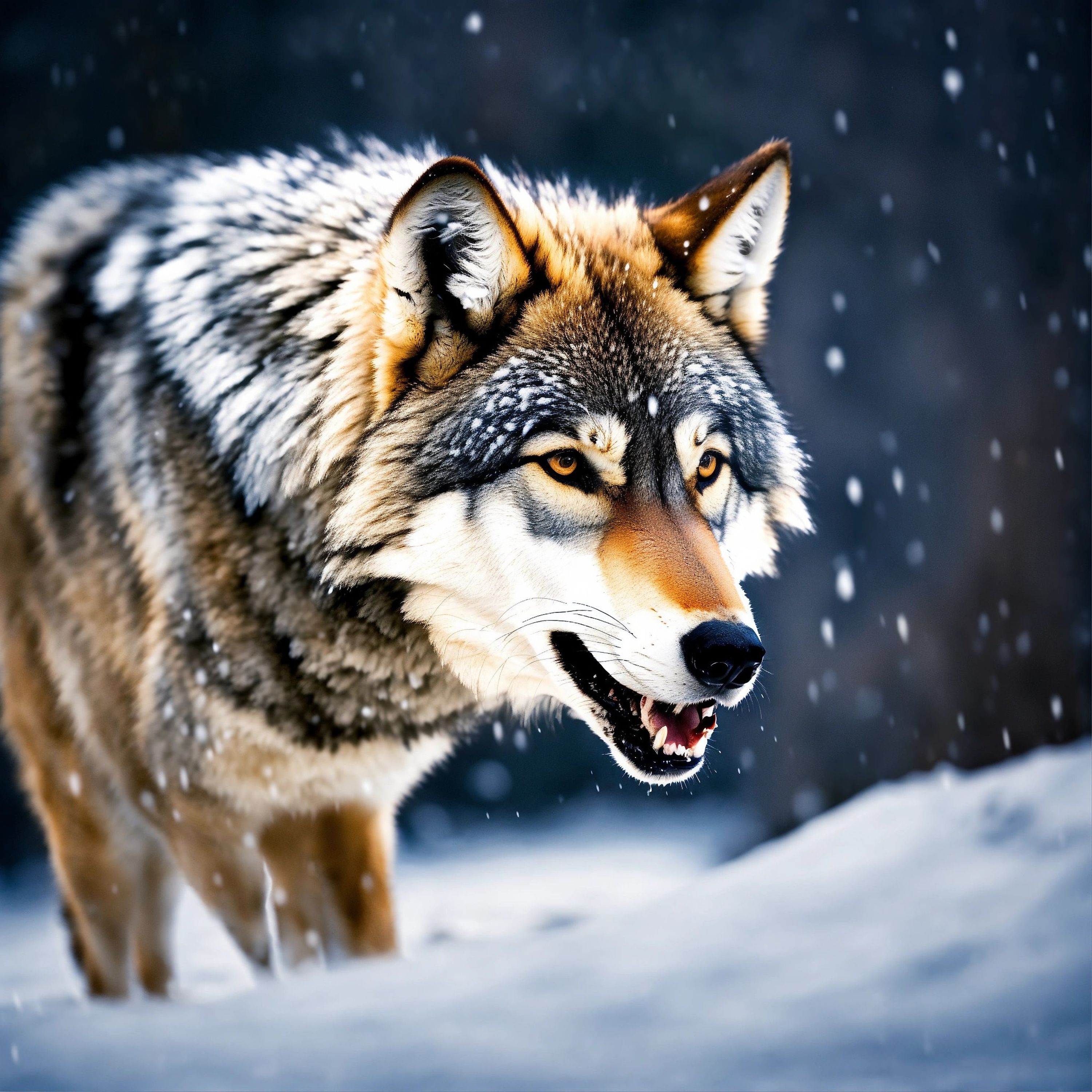 Loup des neiges — vue 4