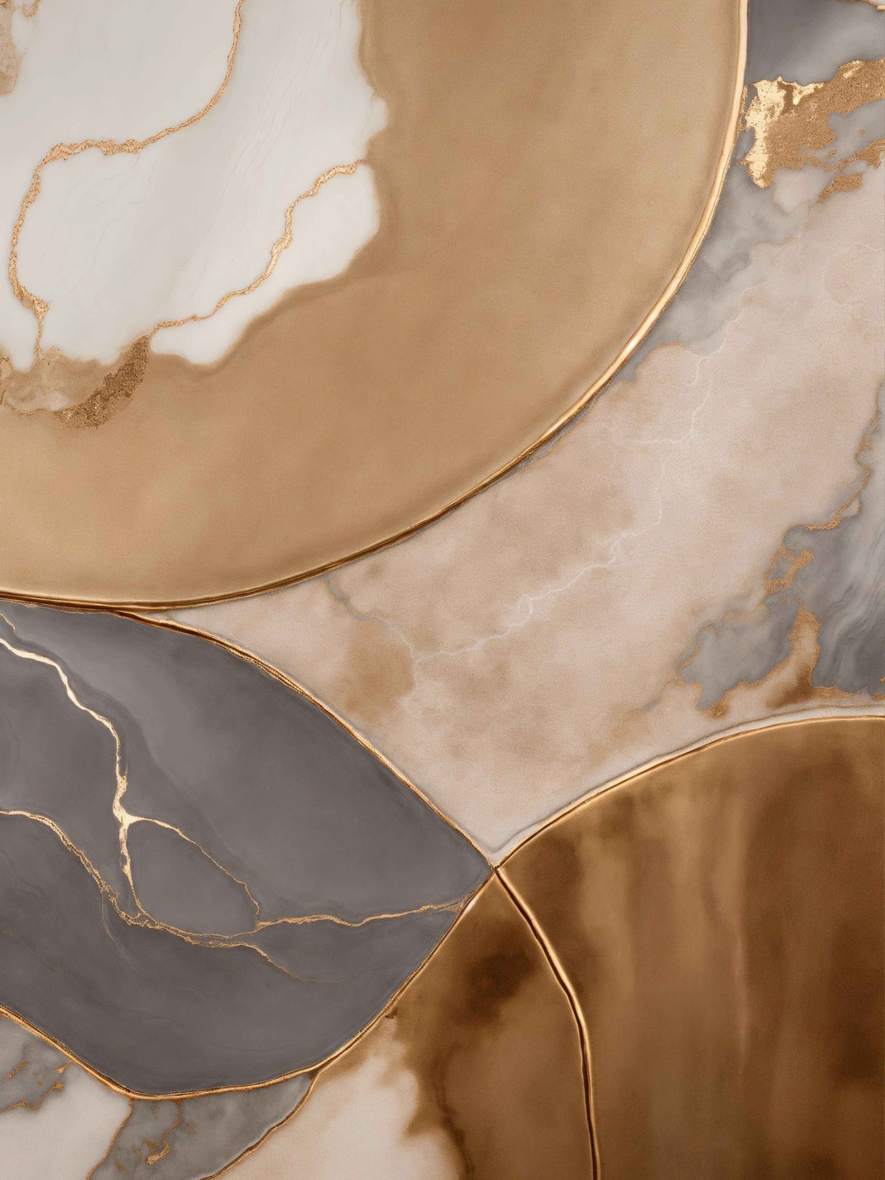 Marbre doré abstrait — vue 4