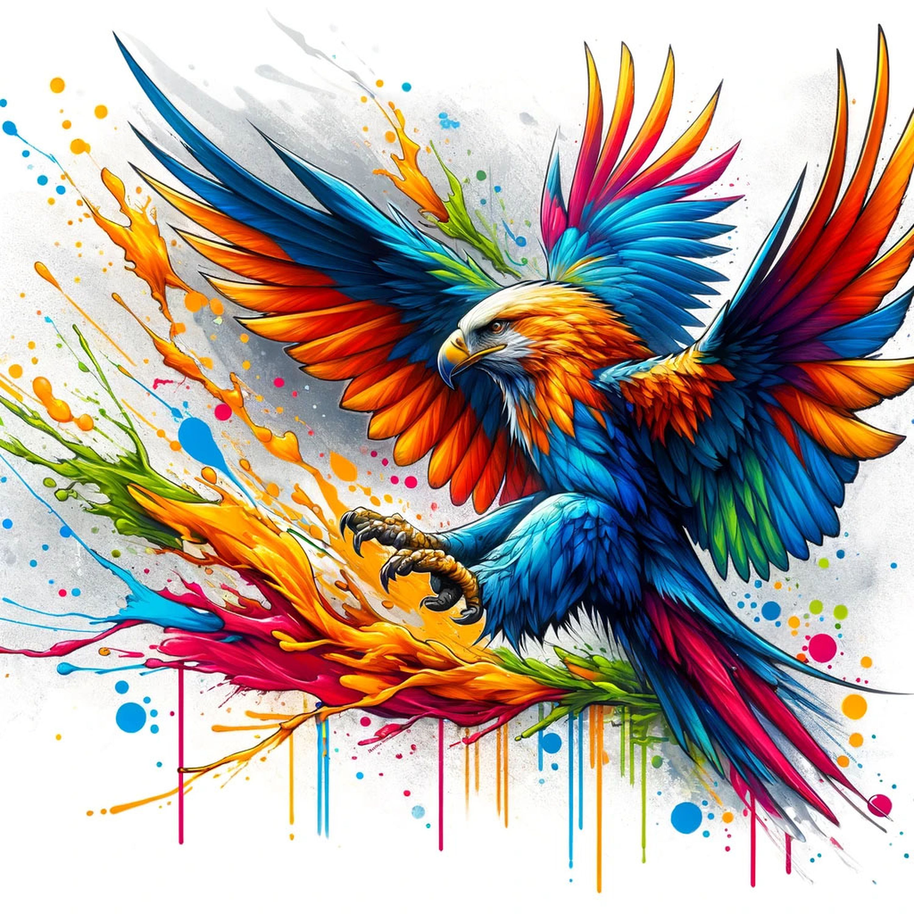 Aigle Arty Coloré — vue 4