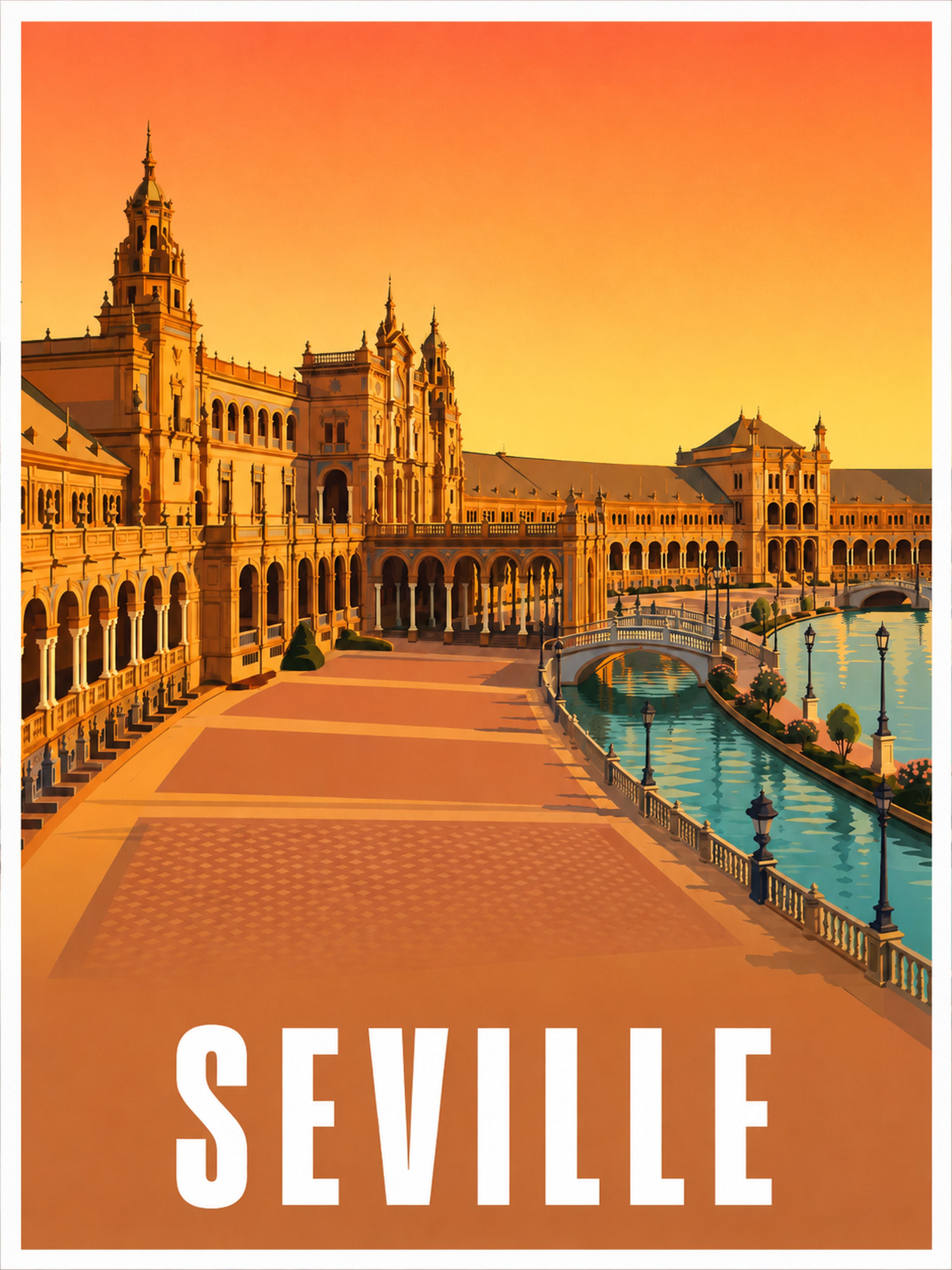 Séville Place Espagne — vue 5
