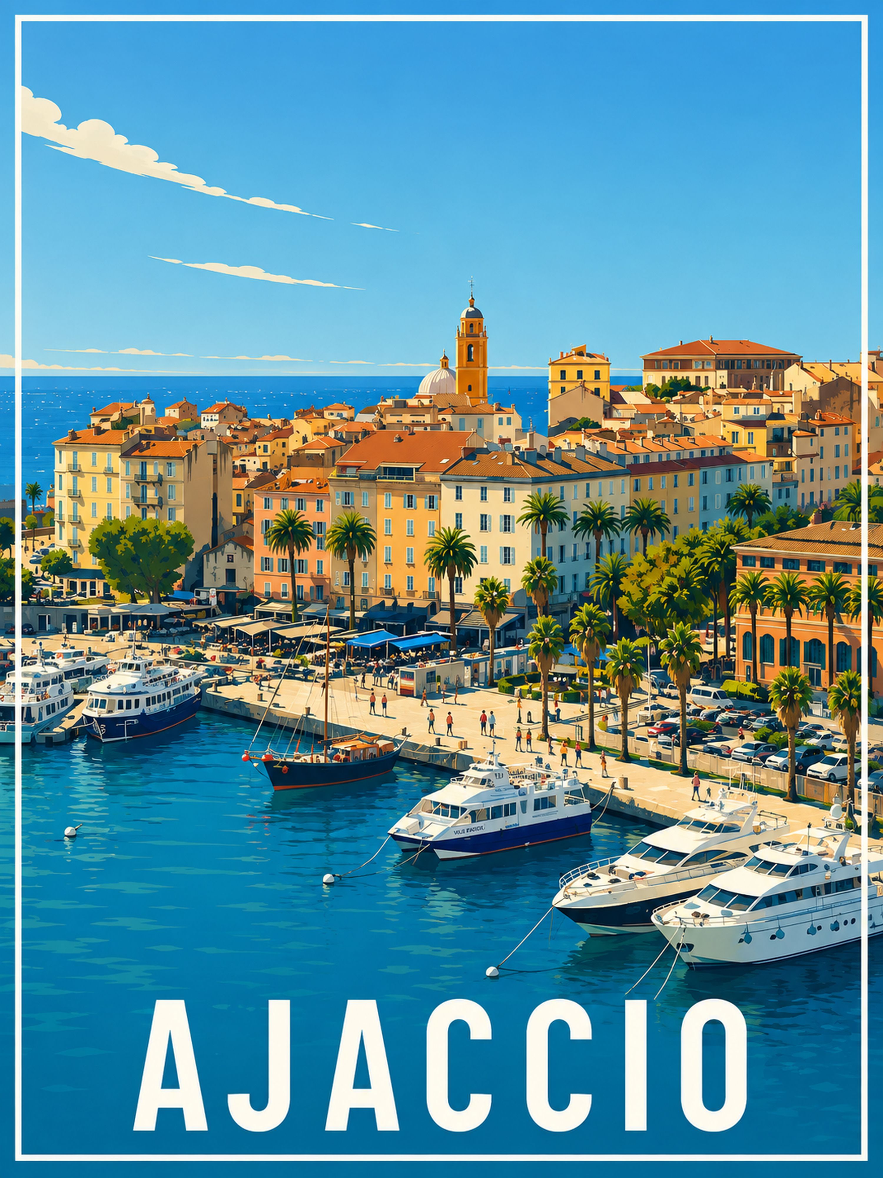 Port d Ajaccio Corse — vue 5
