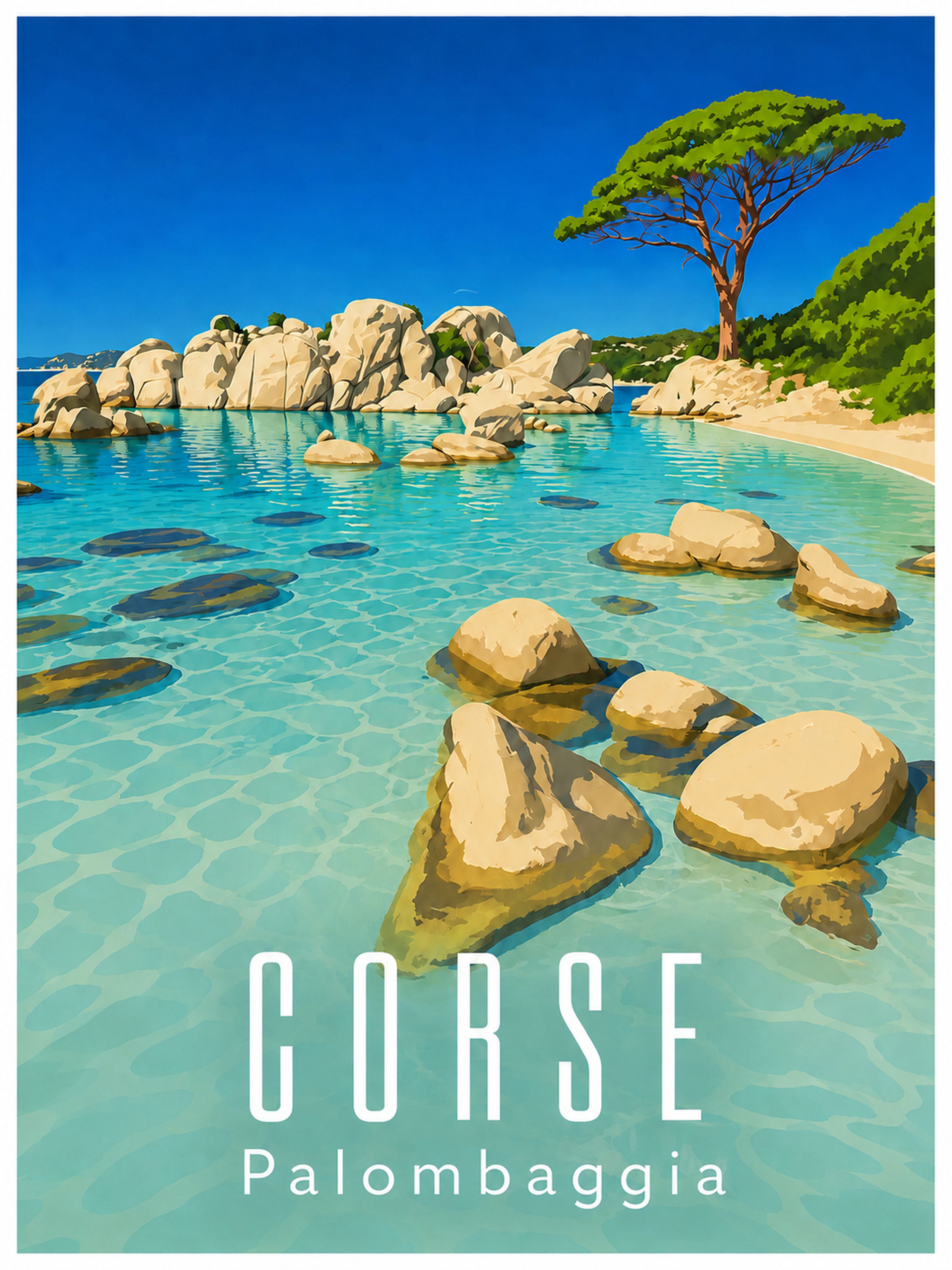 Palombaggia Plage Corse — vue 5